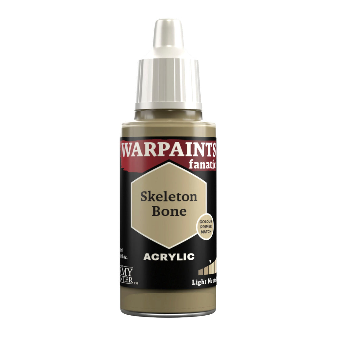 The Army Painter: Warpaints Fanatic: Skeleton Bone (New in Box)