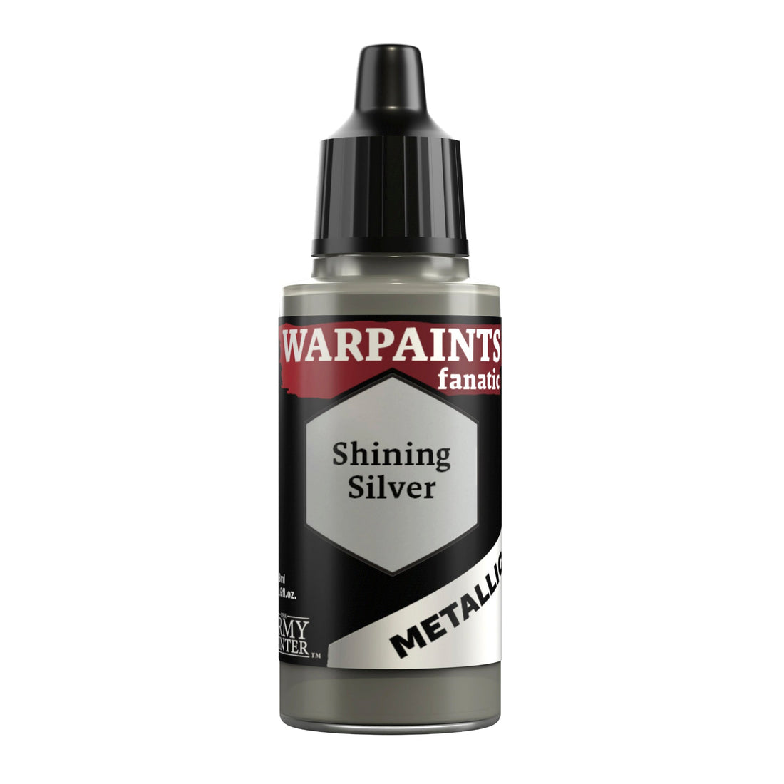 The Army Painter: Warpaints Fanatic Metallic: Shining Silver (New in Box)