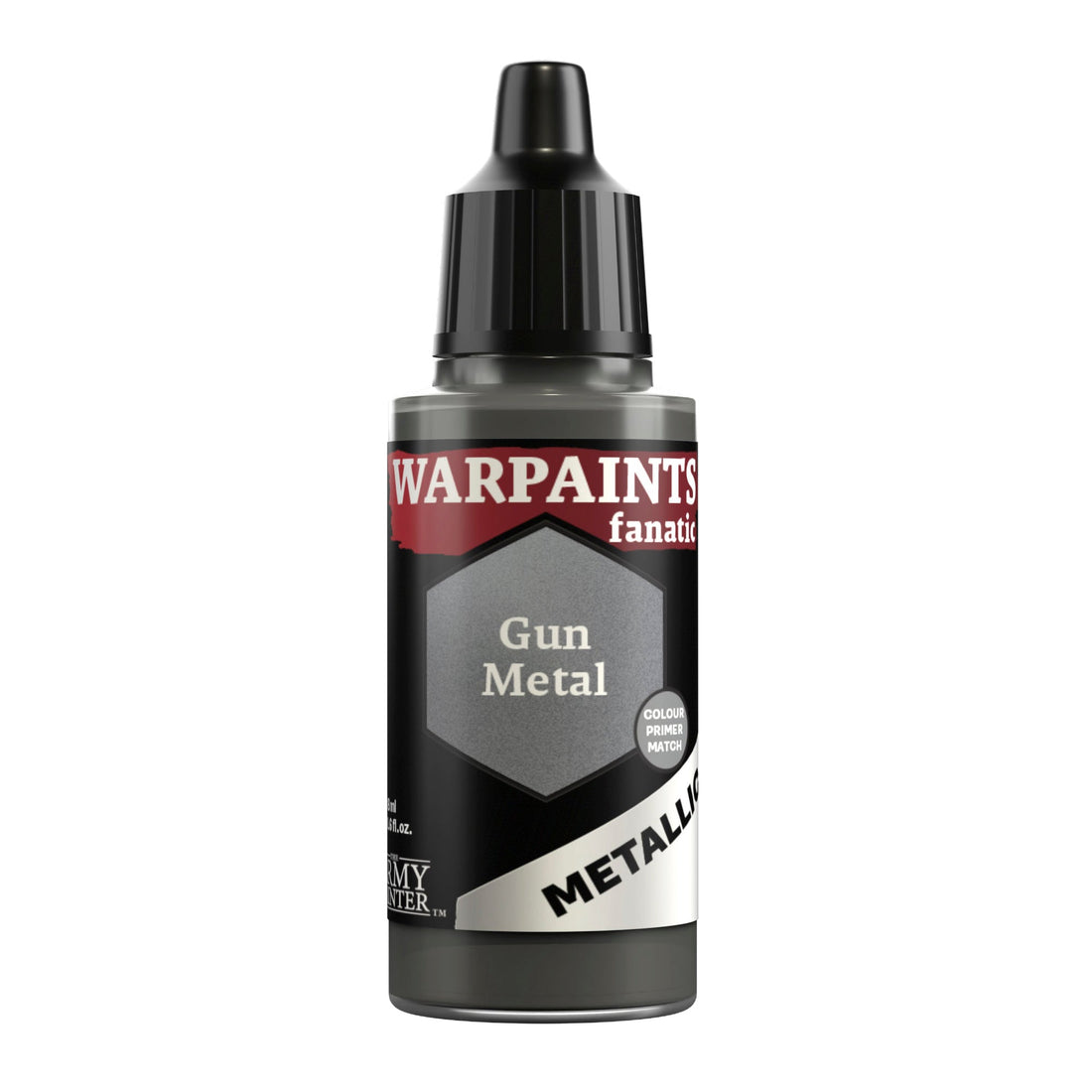 The Army Painter: Warpaints Fanatic Metallic: Gun Metal (New in Box)