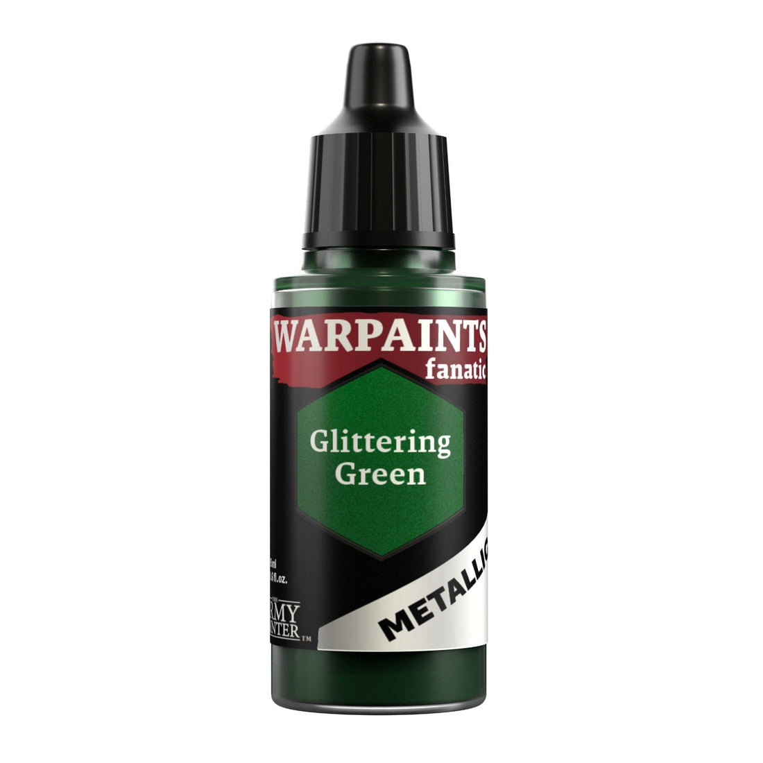 The Army Painter: Warpaints Fanatic Metallic: Glittering Green (New in Box)