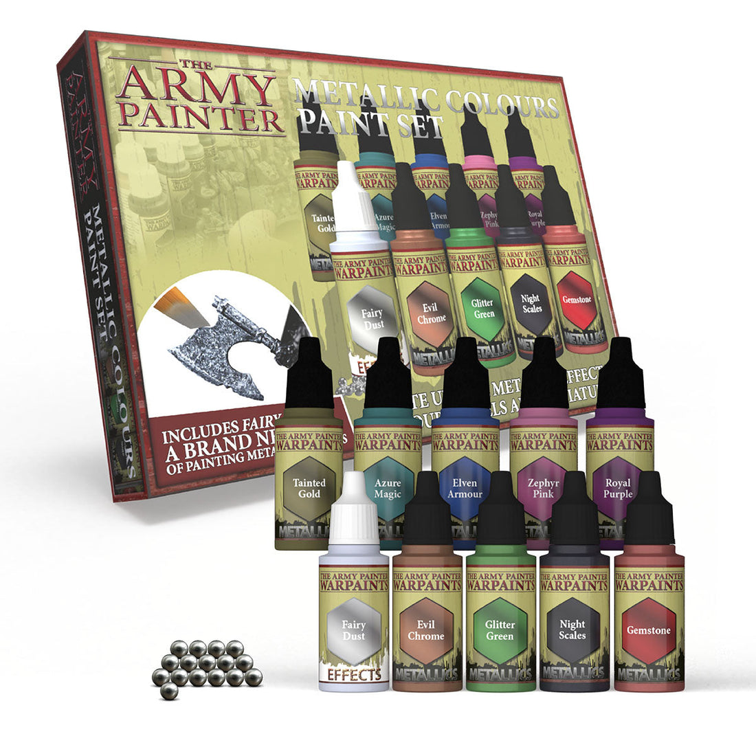 The Army Painter: Warpaints Metallics: Metallic Colours Paint Set (New in Box)