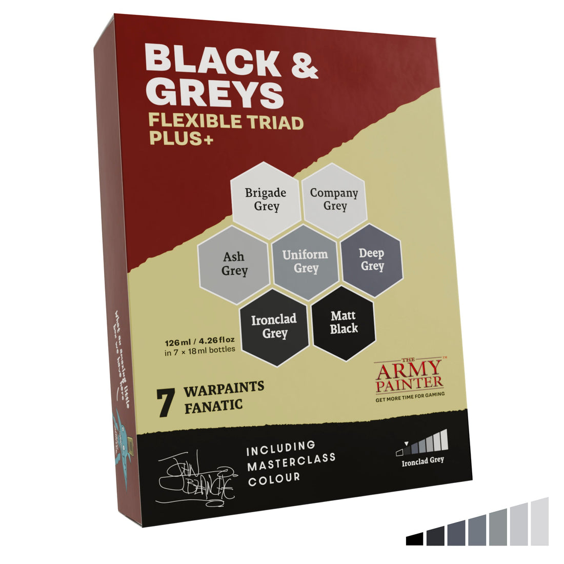 The Army Painter: Flexible Triad PLUS+: Blacks & Greys
