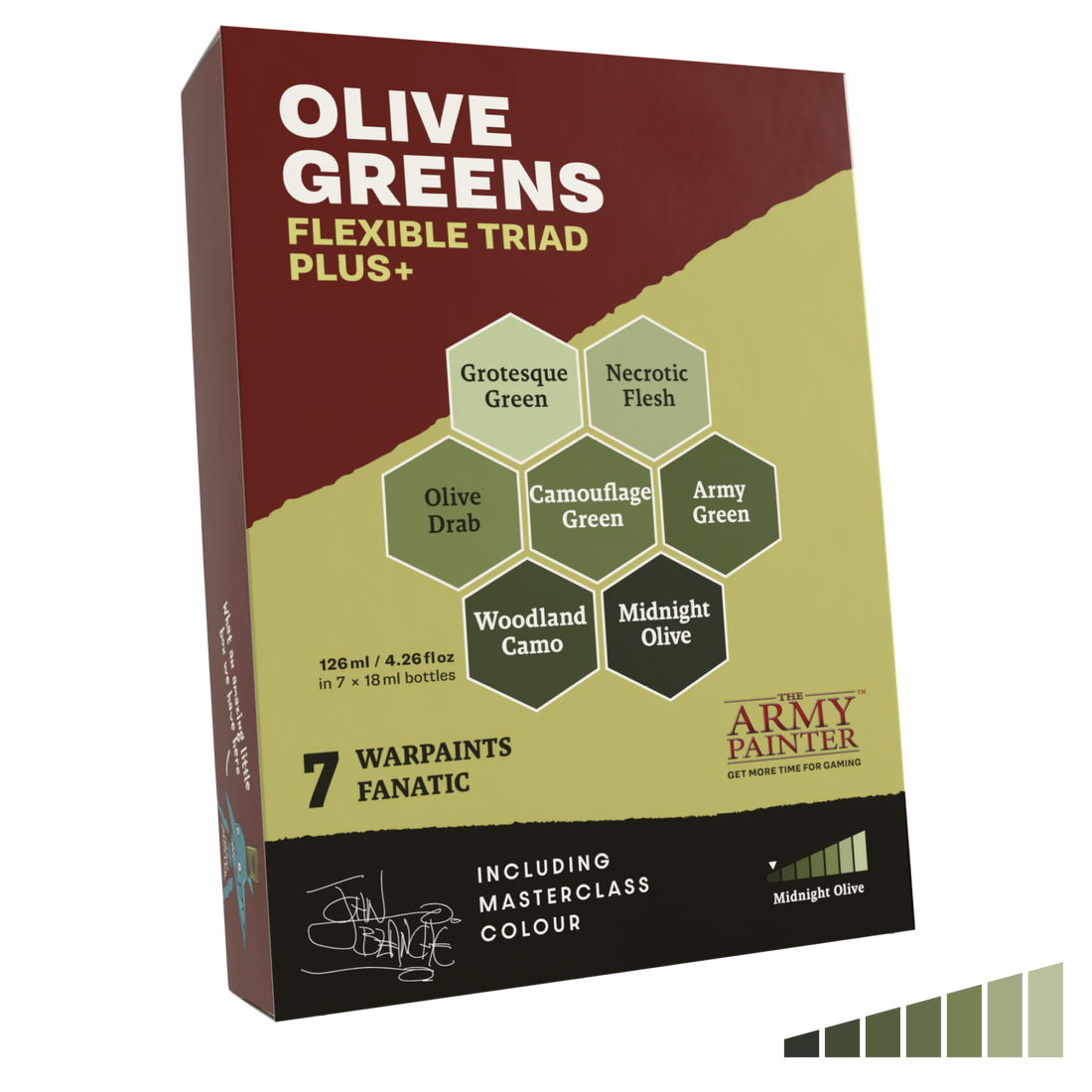 The Army Painter: Flexible Triad PLUS+: Olive Greens Triad