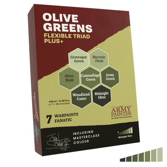 The Army Painter: Flexible Triad PLUS+: Olive Greens Triad