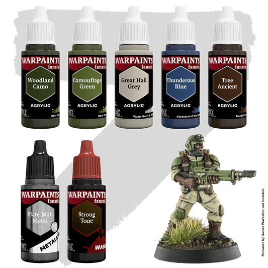 The Army Painter: Combat Se7ens: Field Gear Green