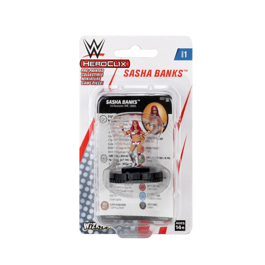 WWE HeroClix: Sasha Banks Expansion Pack (Prepainted)