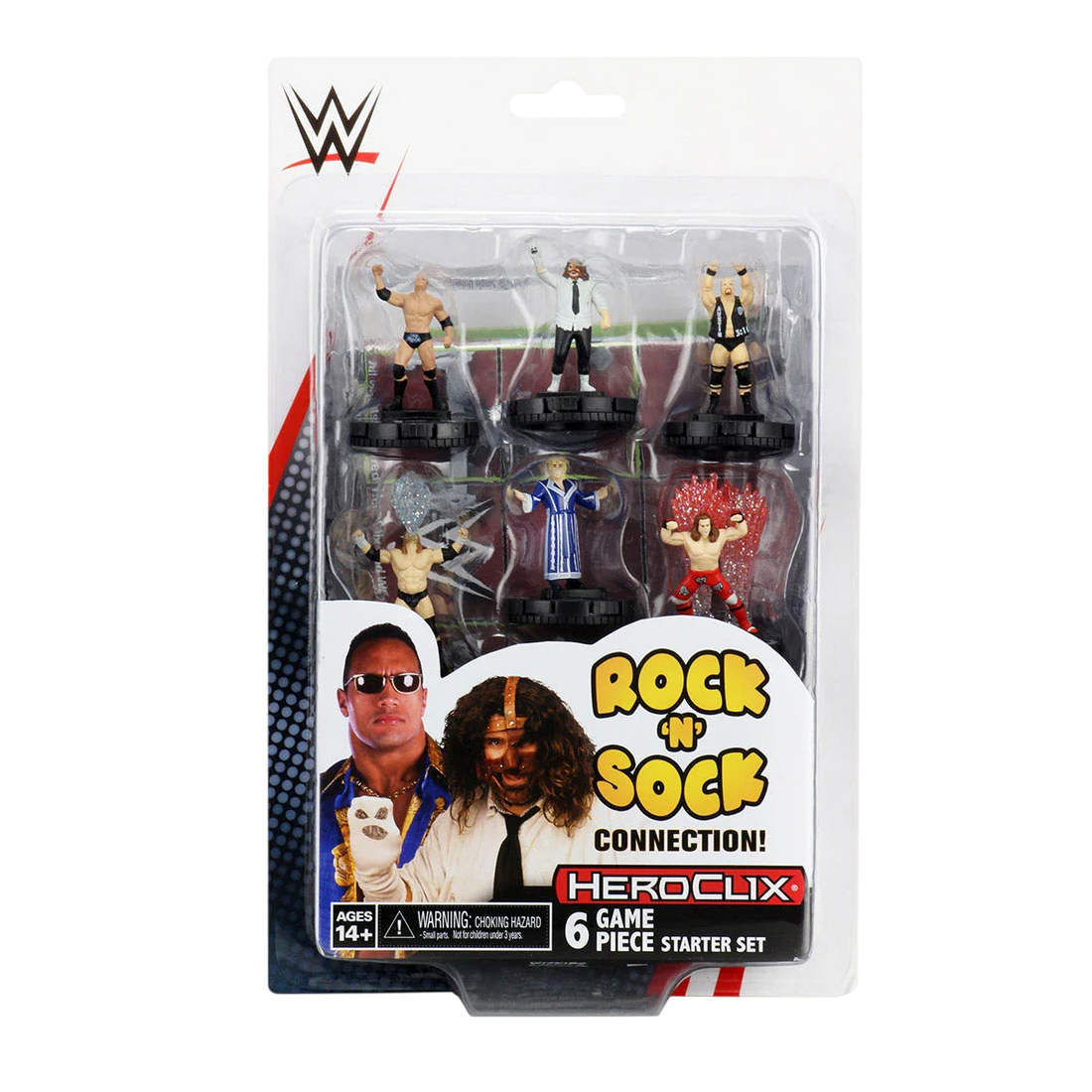 WWE HeroClix: The Rock and Sock Connection 2-Player Starter Set (Prepainted)