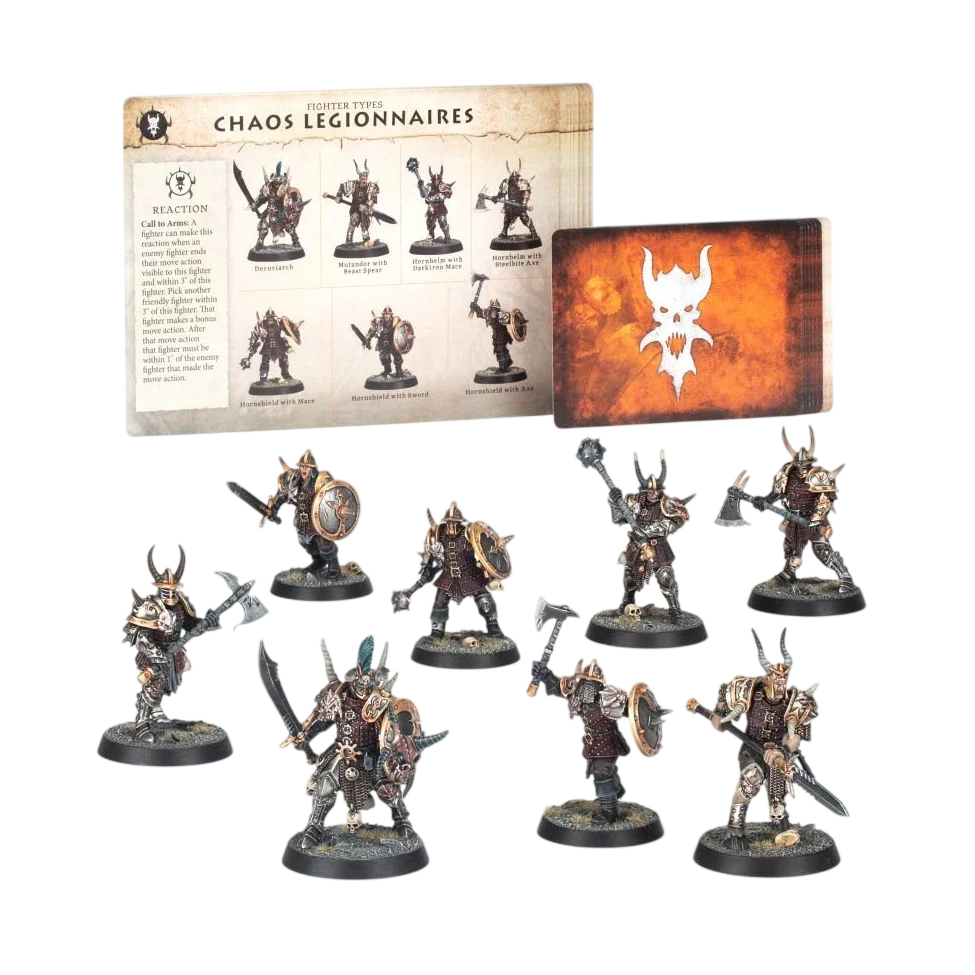 Warcry: Chaos Legionnaires (Custom Painted) (Assembled)