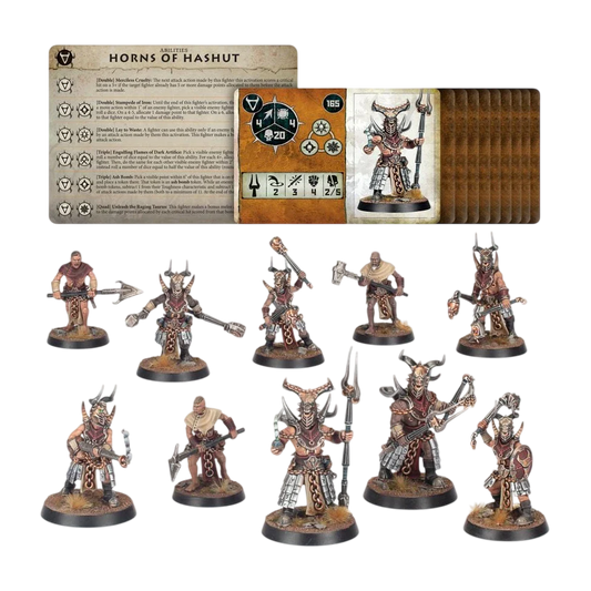 Warcry: Horns of Hashut (Custom Painted) (Assembled)