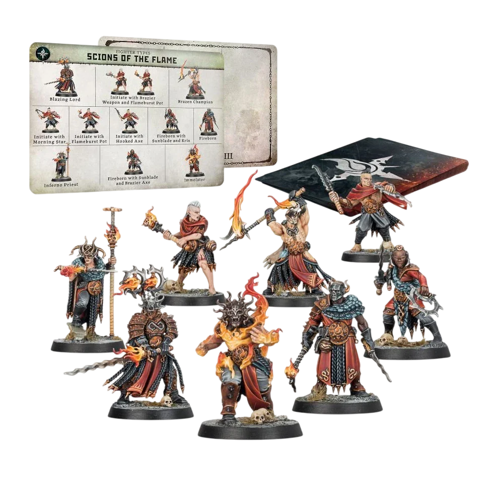 Warcry: Scions of the Flame (Unpainted) (Assembled)