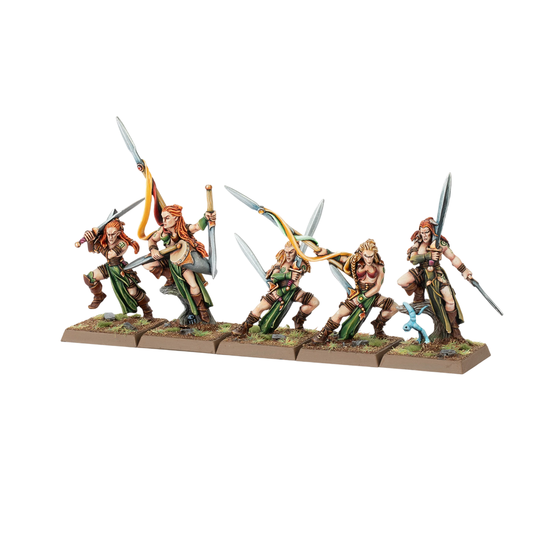 Wardancer Troupe Command (Custom Painted) (Assembled)