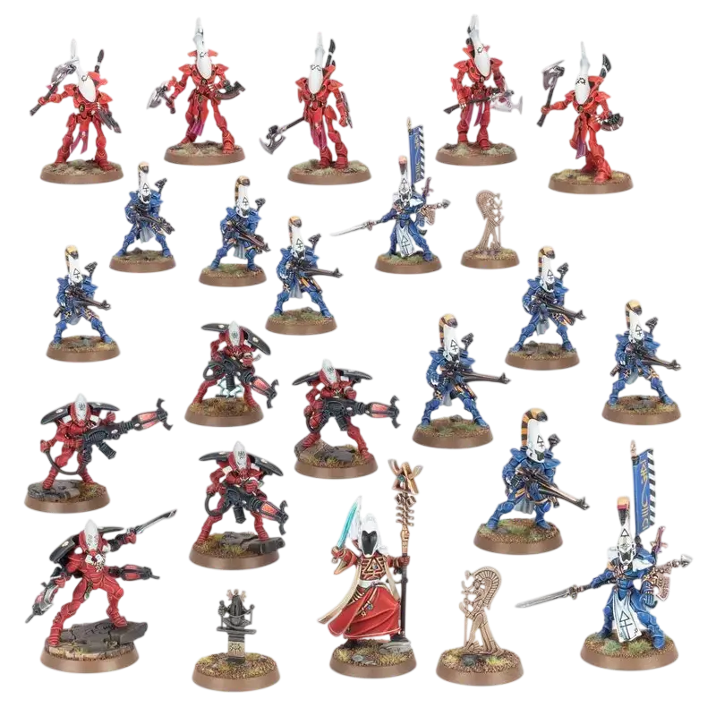 Combat Patrol: Aeldari (2025) (Custom Painted) (Assembled)