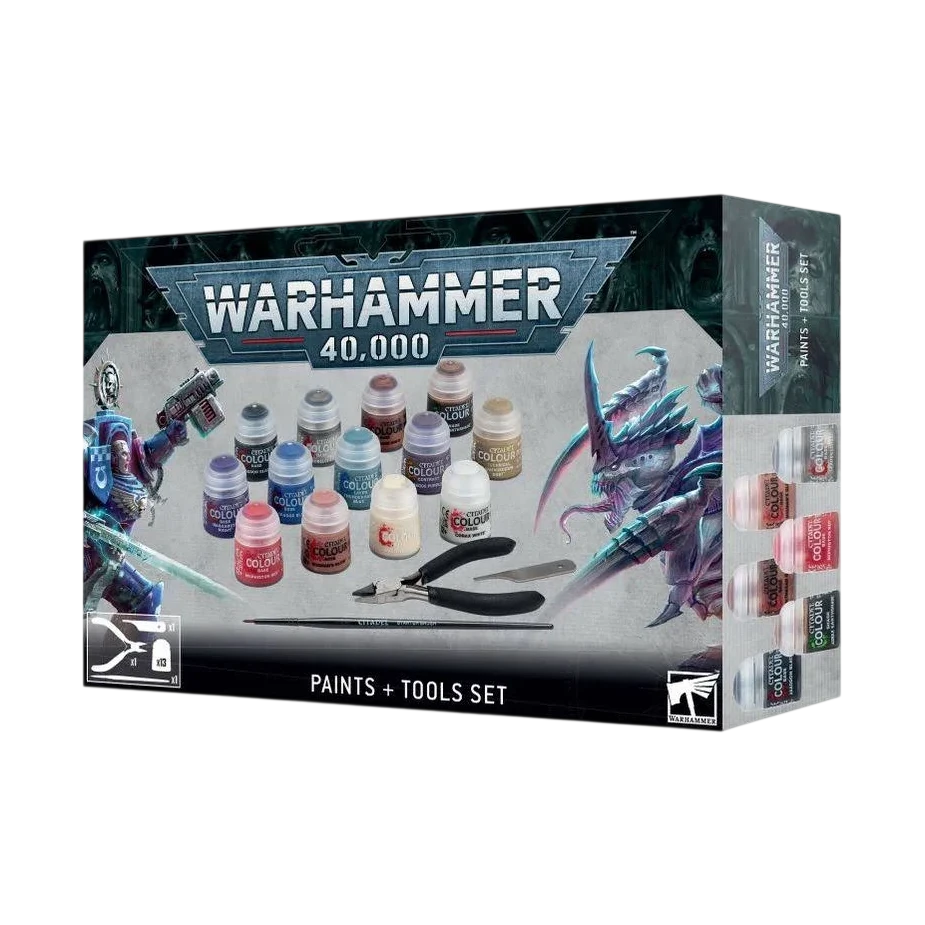 Warhammer 40k: Paints and Tools Set (New in Box)