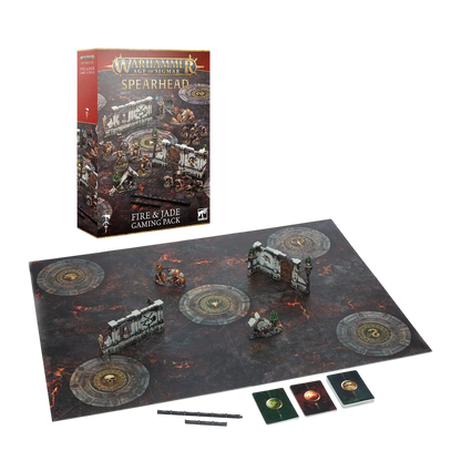 Warhammer Age of Sigmar: Spearhead - Fire & Jade Gaming Pack (New in Box)
