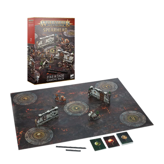 Warhammer Age of Sigmar: Spearhead - Fire & Jade Gaming Pack (Unpainted) (Assembled)