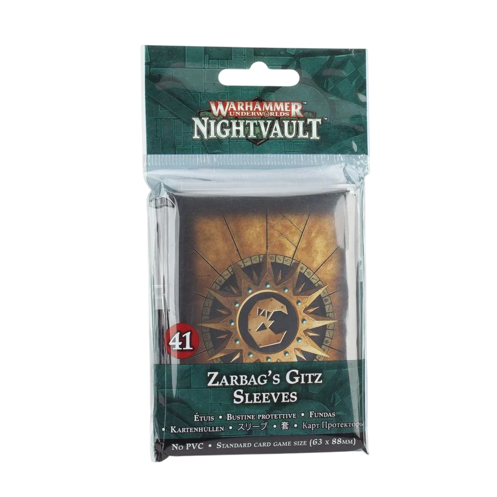 Warhammer Underworlds: Nightvault Zarbag's Gitz Sleeves (New in Box)