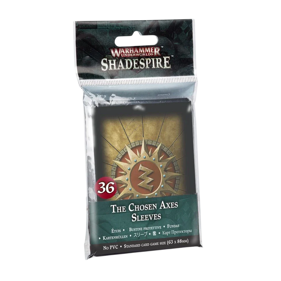 Warhammer Underworlds: Shadespire - The Chosen Axes Sleeves (New in Box)