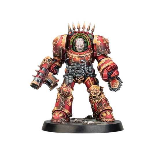 Warhammer+ Year 2: World Eaters Terminator - Azrakh the Annihilator (Unpainted) (Assembled)