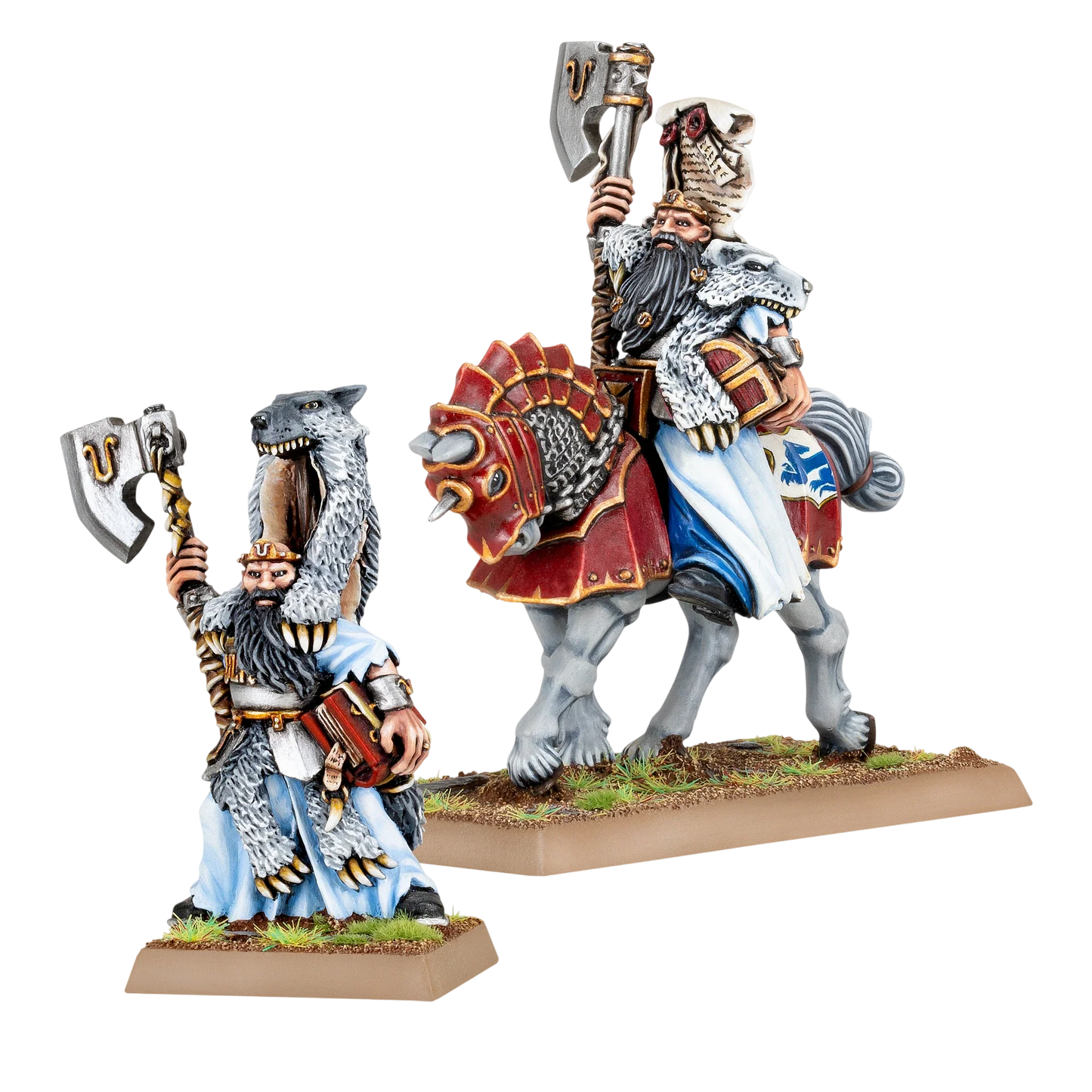 Warrior Priests of Ulric on Foot & Mounted (Unpainted) (Assembled)