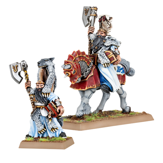 Warrior Priests of Ulric on Foot & Mounted (Unpainted) (Assembled)
