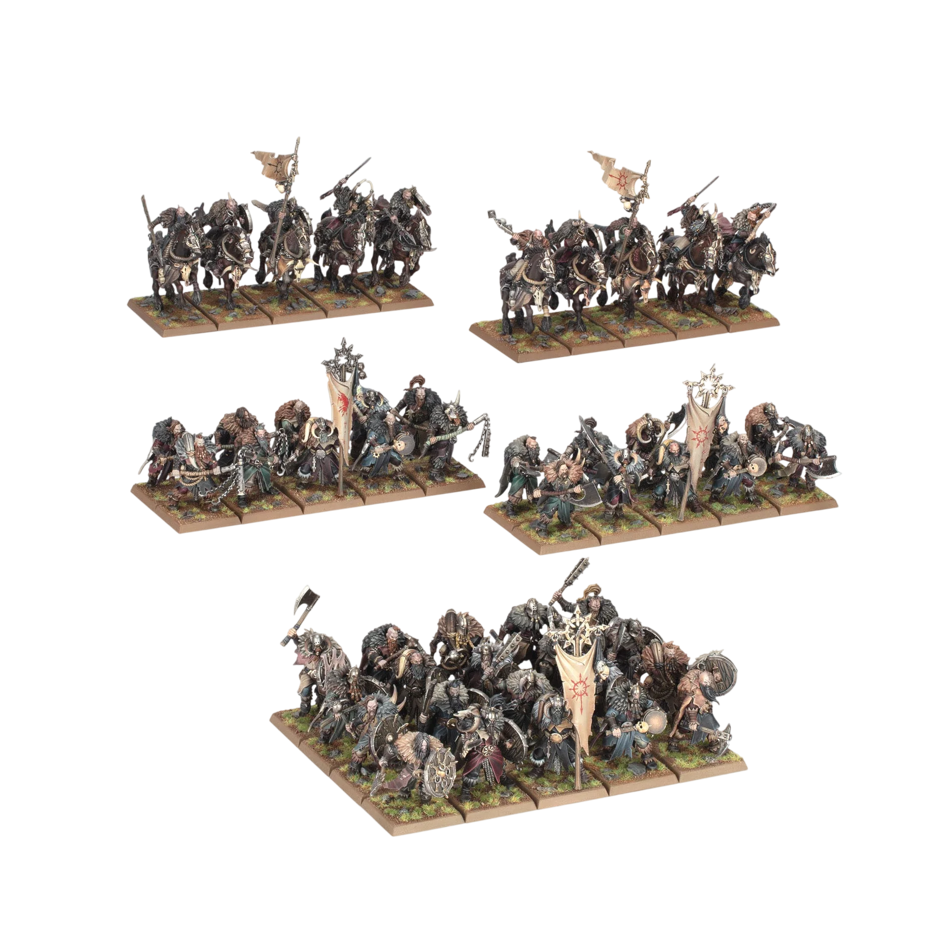 Warriors of Chaos: Chaos Marauders Army (New on Sprue) from Warhammer: The Old World
