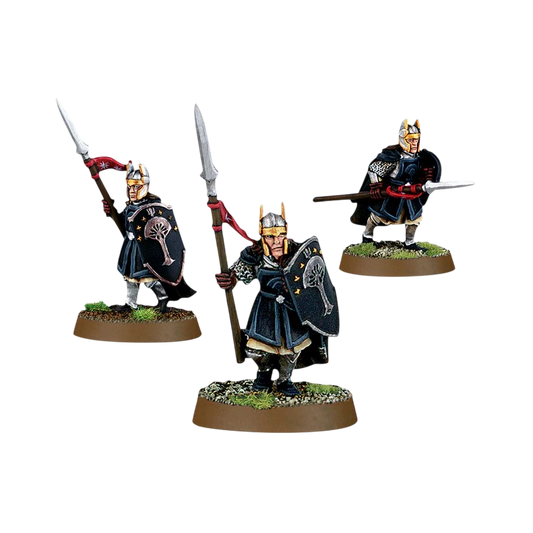 Warriors of Númenor with Spears (Custom Painted) (Assembled)