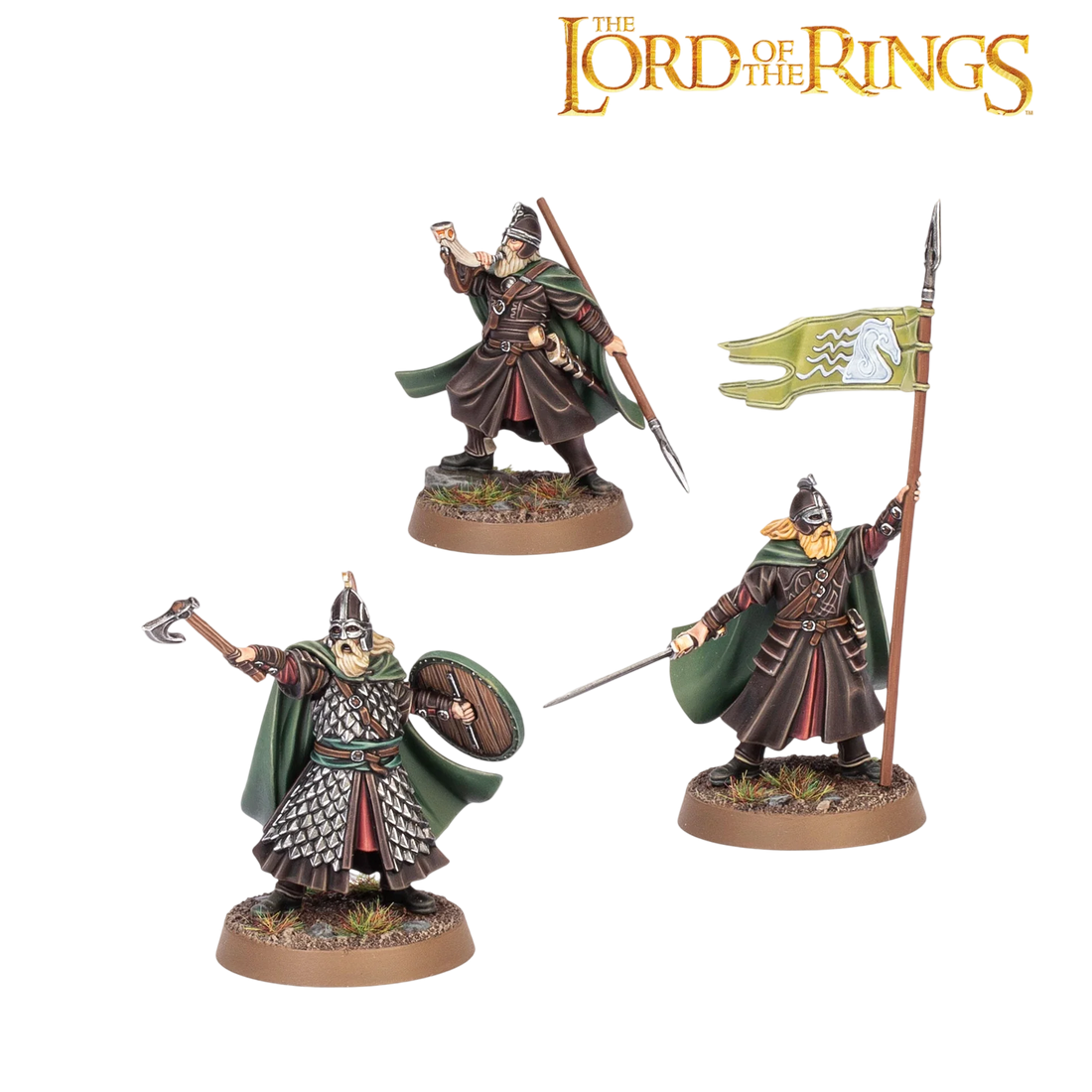Warriors of Rohan™ Commanders (Custom Painted) (Assembled)
