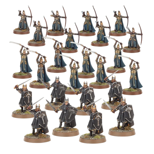 Warriors of the Last Alliance (2018) (Custom Painted) (Assembled)