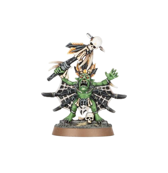 Webspinner Shaman (Unpainted) (Assembled) from Age of Sigmar