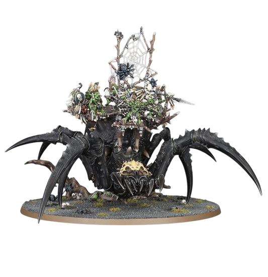Webspinner Shaman on Arachnarok Spider (Unpainted) (Assembled)