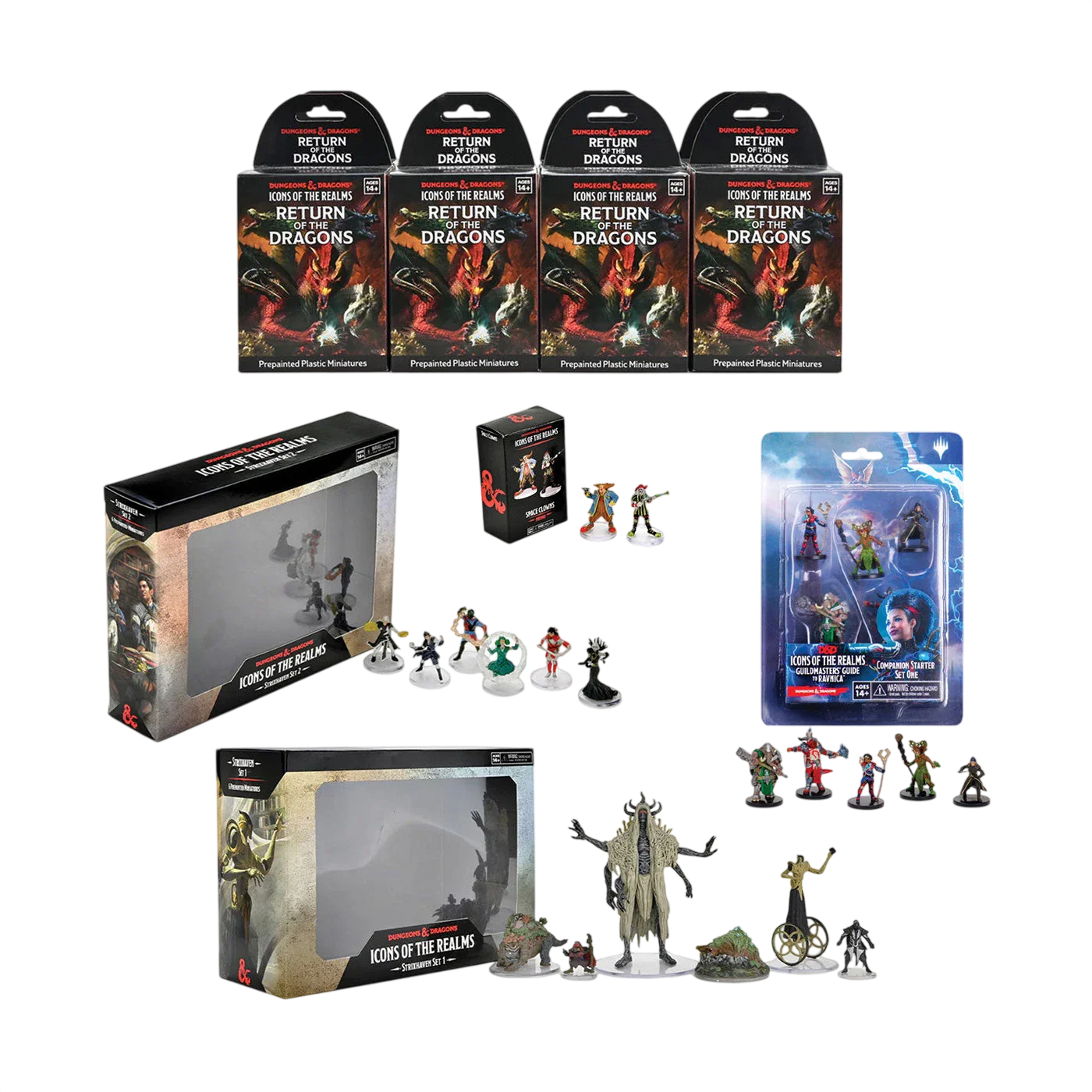 Welcome Back to Dungeons & Dragons Bundle (Custom Painted)