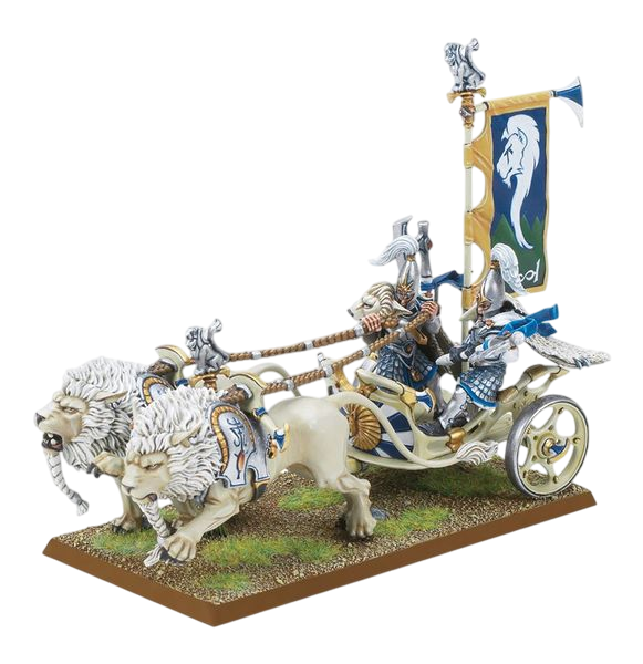 White Lion Chariot (New on Sprue)