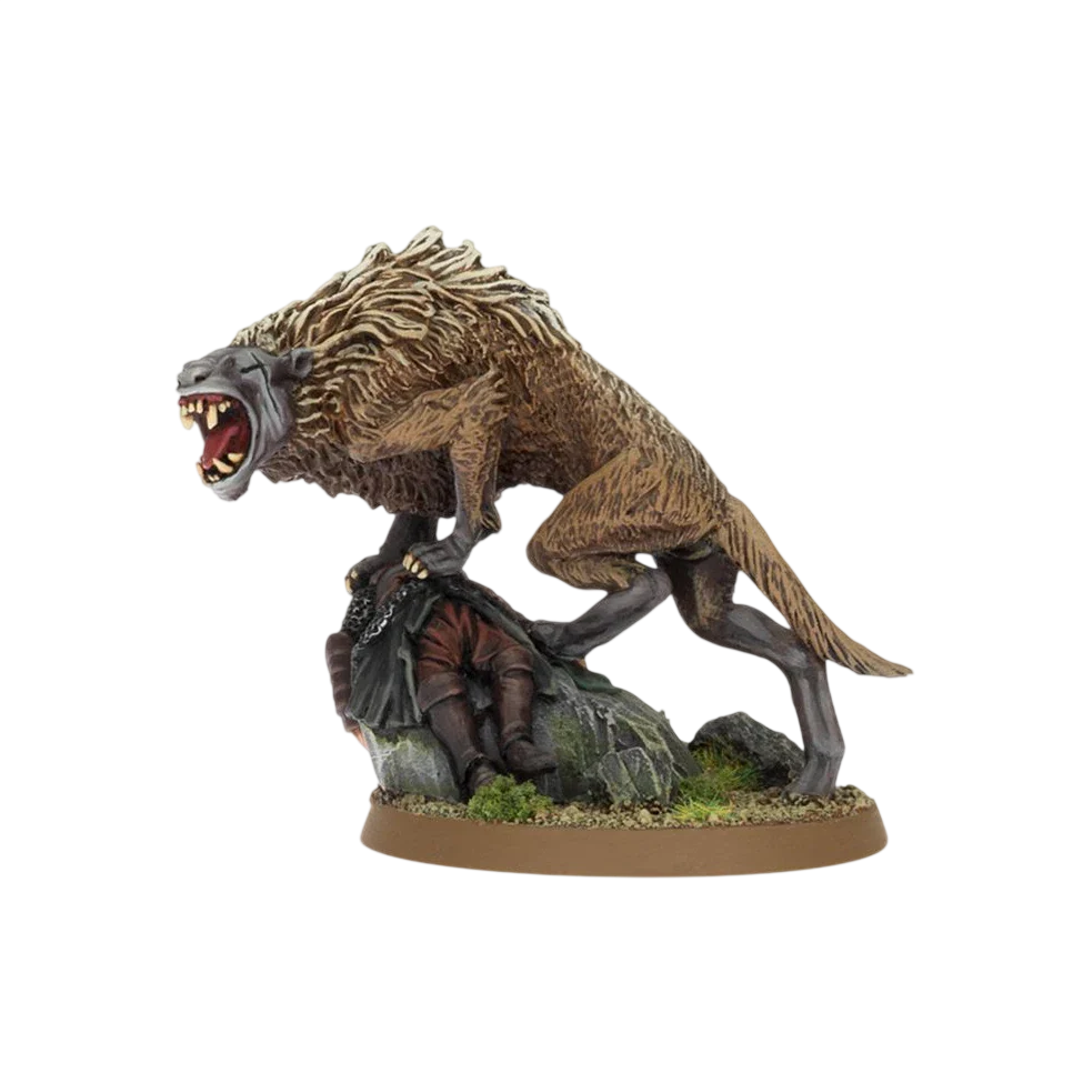 Wild Warg Chieftain (Custom Painted) (Assembled)