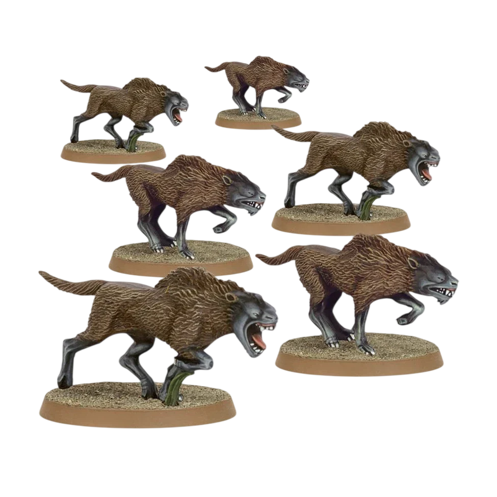 Wild Wargs™ (Unpainted) (Assembled)