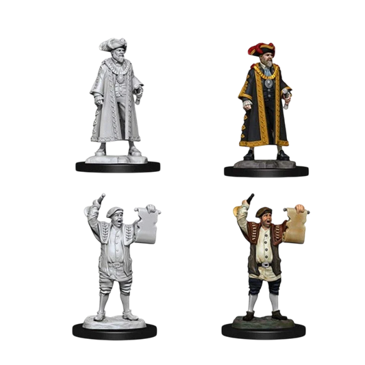 WizKids Deep Cuts: Mayor & Town Crier (Unpainted)