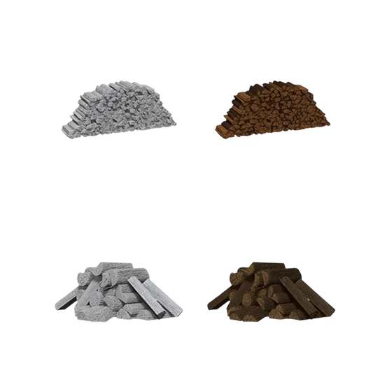 WizKids Deep Cuts: Piles of Wood (Unpainted)