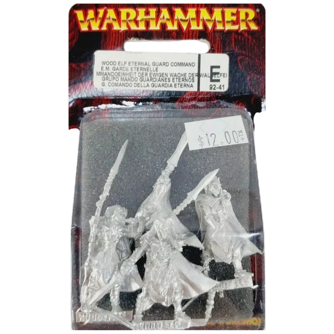 Wood Elf Eternal Guard Command (Unpainted) (Assembled)