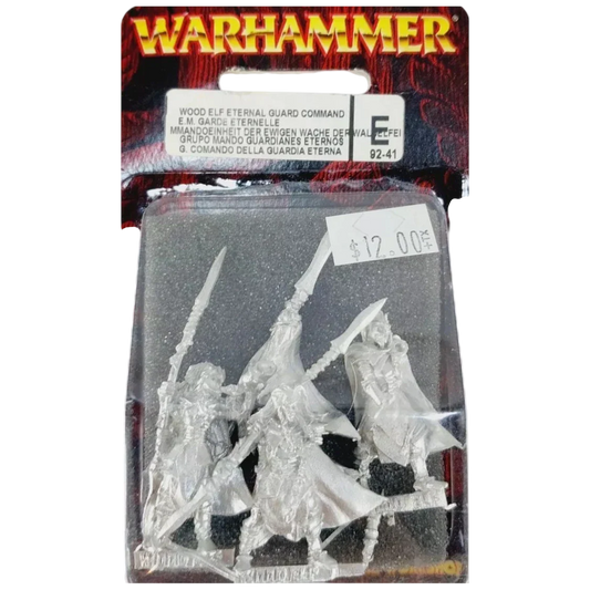 Wood Elf Eternal Guard Command (New on Sprue)