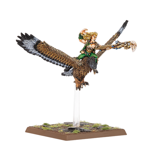 Wood Elf Mage on Warhawk (New in Box) from Warhammer: The Old World