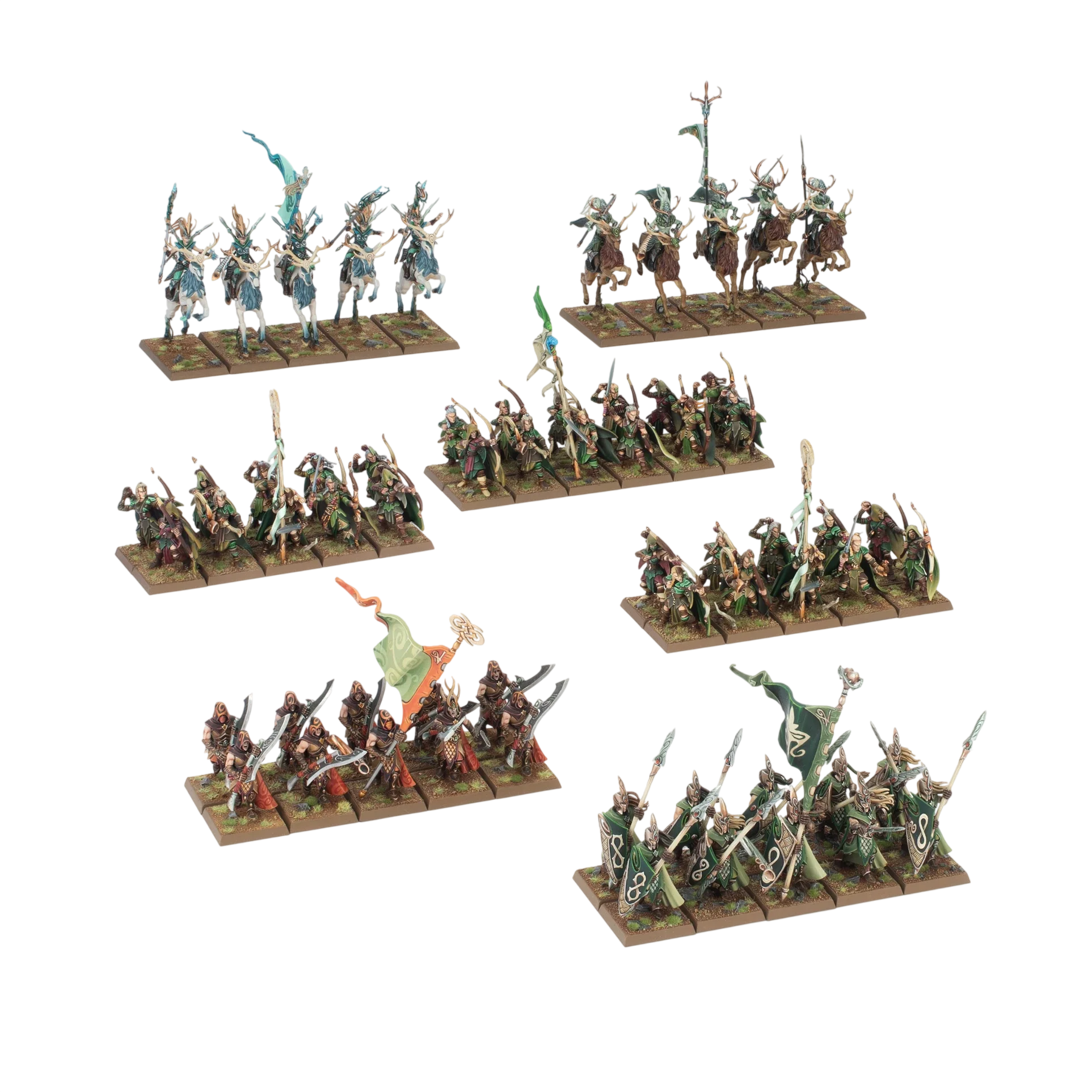 Wood Elf Realms Battalion (New in Box) from Warhammer: The Old World