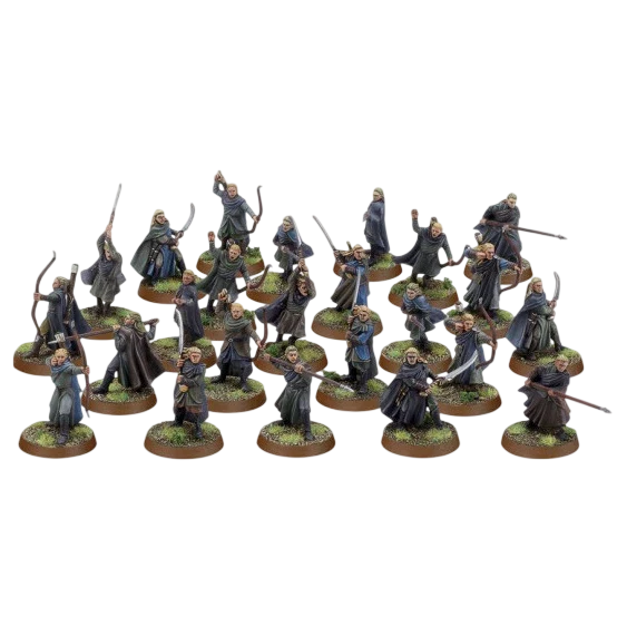 Wood Elf Warriors of LOTHLÓRIEN (Custom Painted) (Assembled)