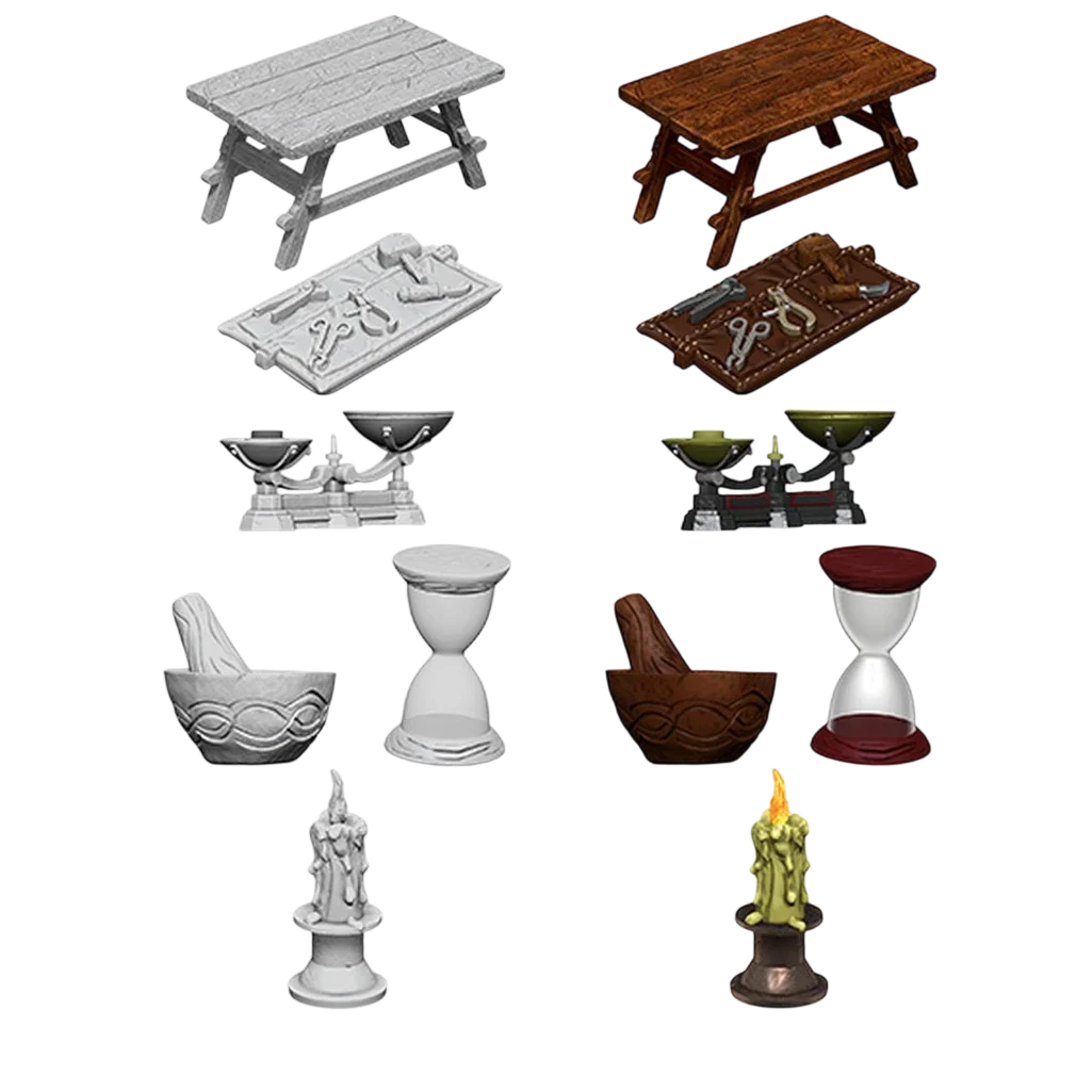 Workbench & Tools (Custom Painted)