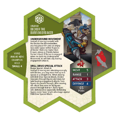 Decker the Burrowbreaker (Unpainted) (New in Box)