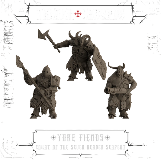Yoke Fiends - Court Of The Seven Headed Serpent (Custom Painted) (Assembled)
