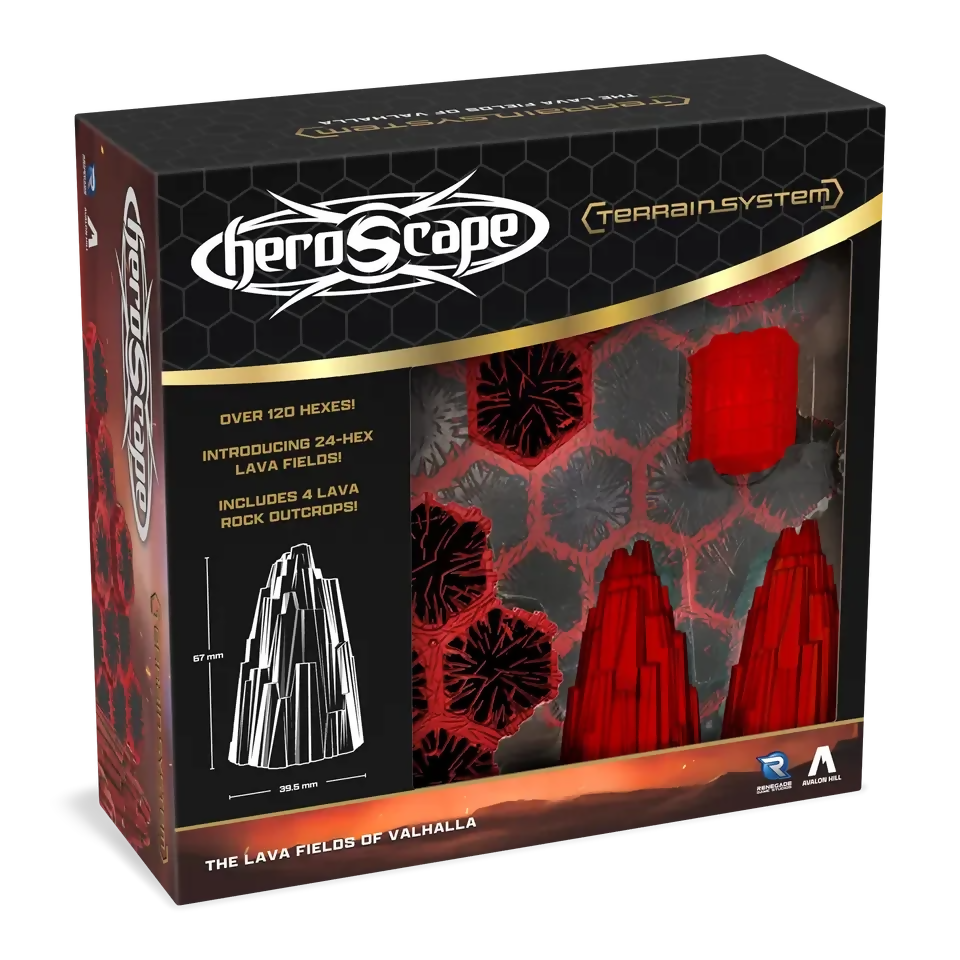Heroscape: The Lava Fields of Valhalla Terrain Expansion