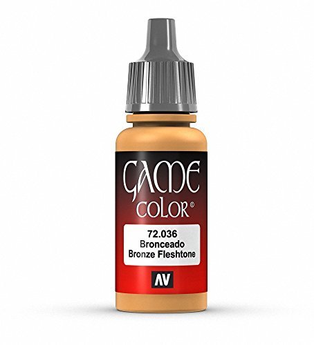 Vallejo Game Color Bronze Fleshtone Paint, 17ml