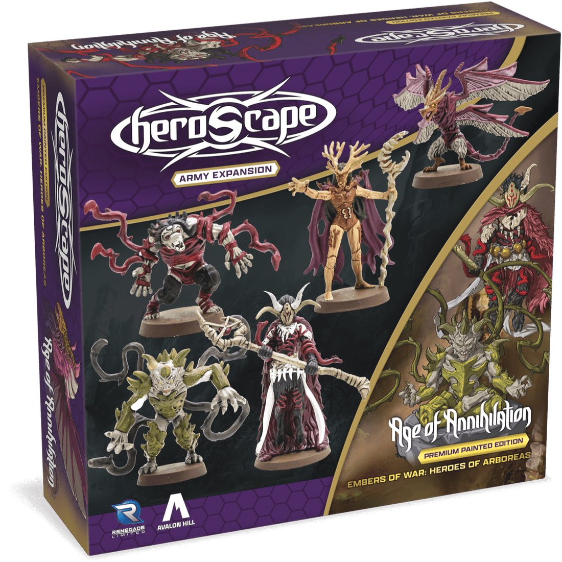Heroes of Arboreas Army Expansion (Embers of War) (Prepainted) (New in Box) from Heroscape