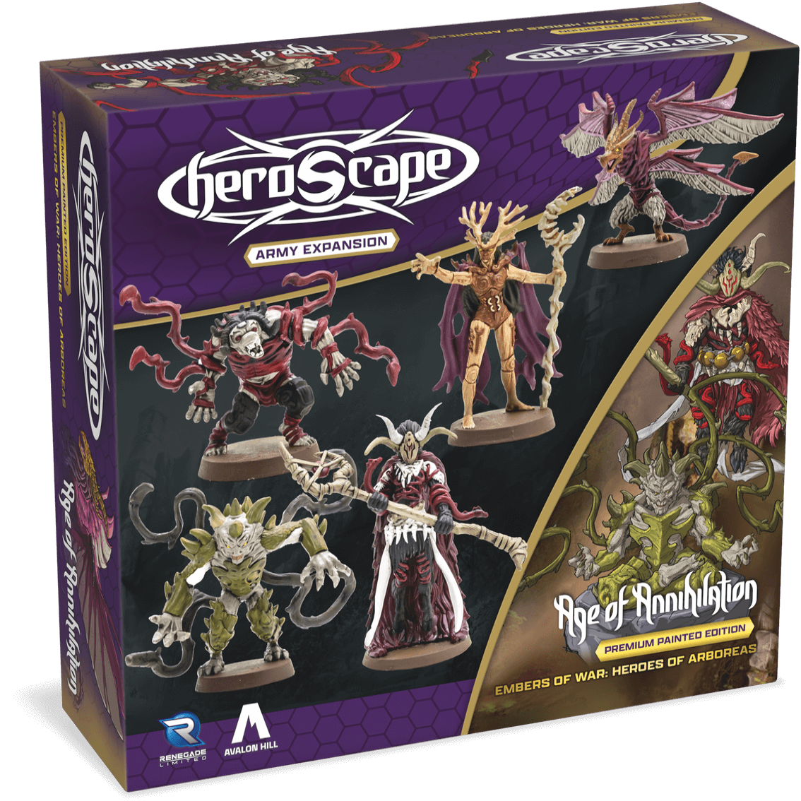 Heroes of Arboreas Army Expansion (Embers of War) (Prepainted) (New in Box) from Heroscape