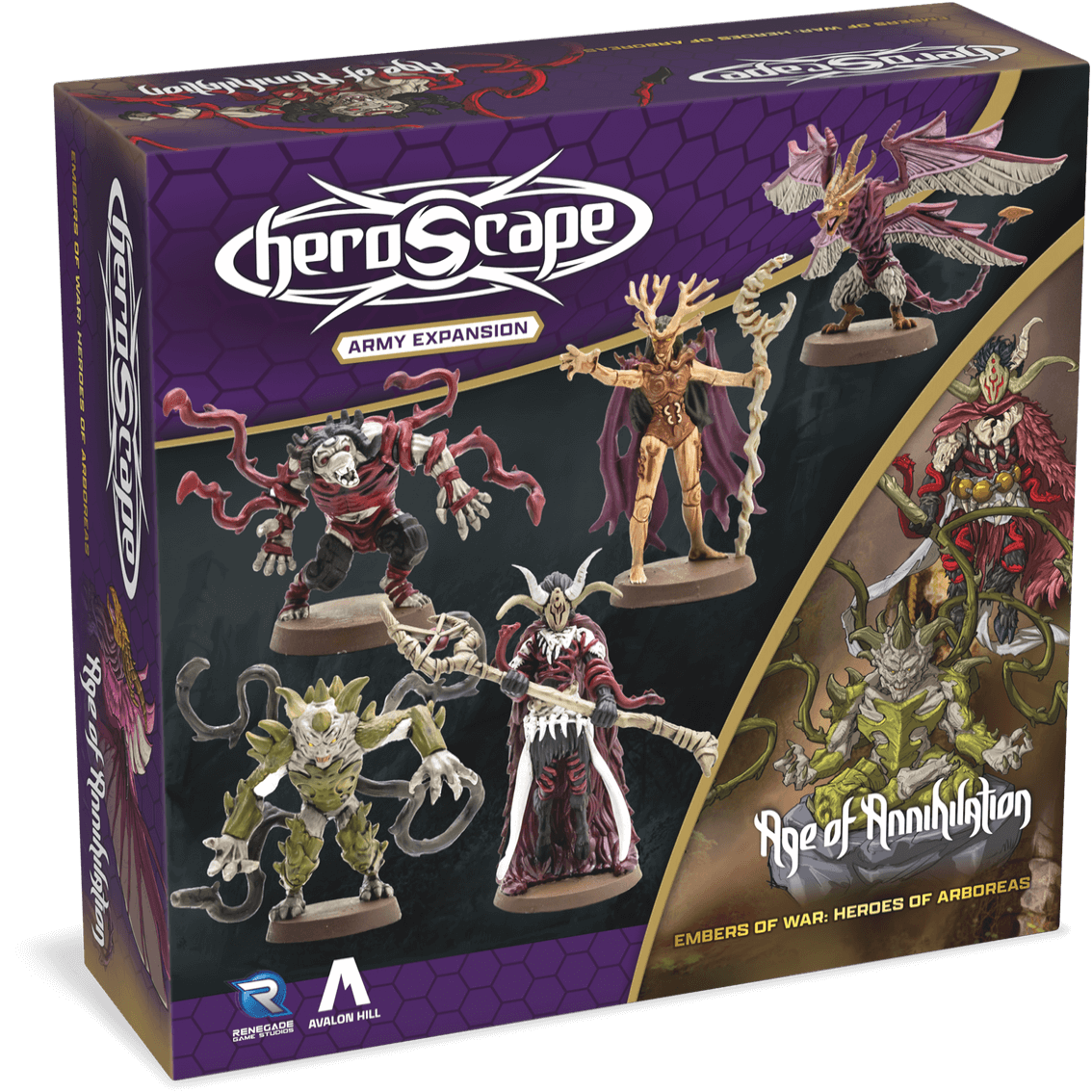 Heroes of Arboreas Army Expansion (Embers of War) (Unpainted) (New in Box) from Heroscape