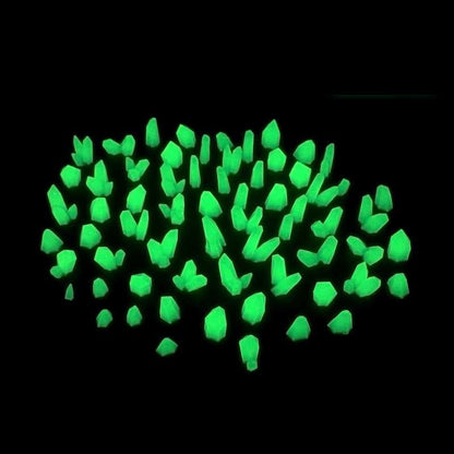 Green Stuff World for Models and Miniatures – Green Glow Resin Crystals – Small 10385